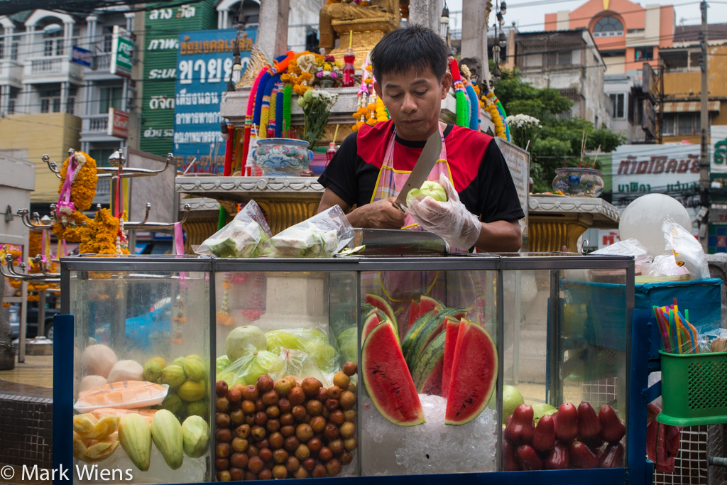 Thai fruit cart