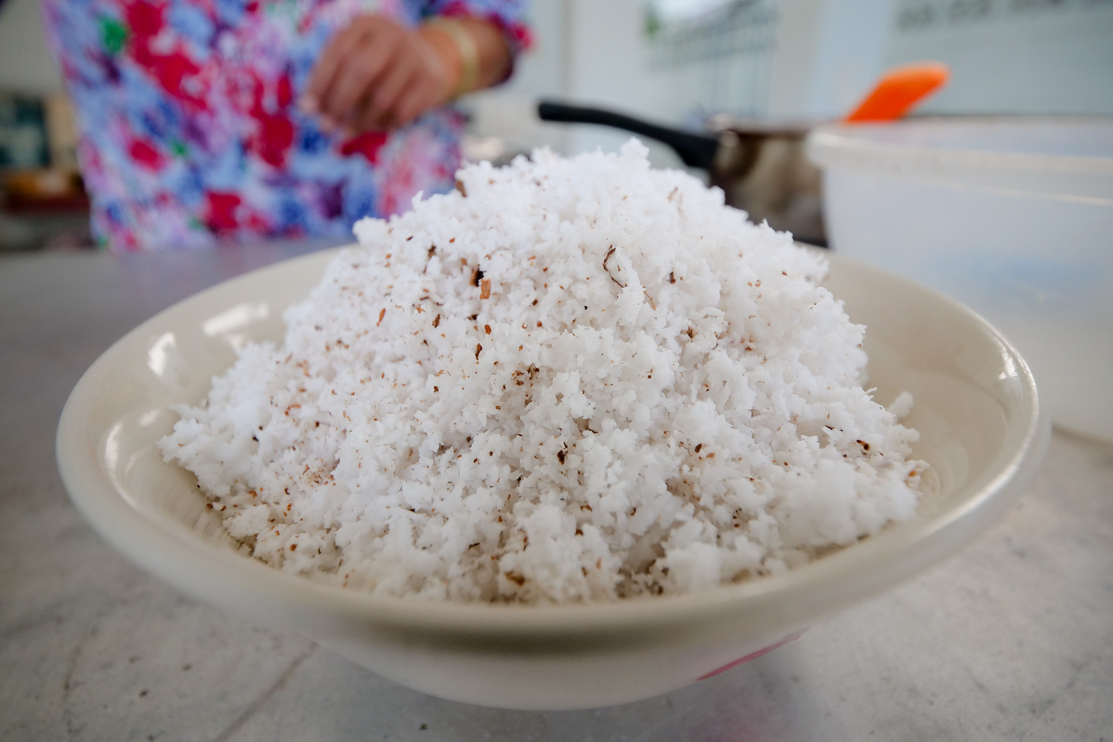 Light airy and fresh shreds of mature coconut meat