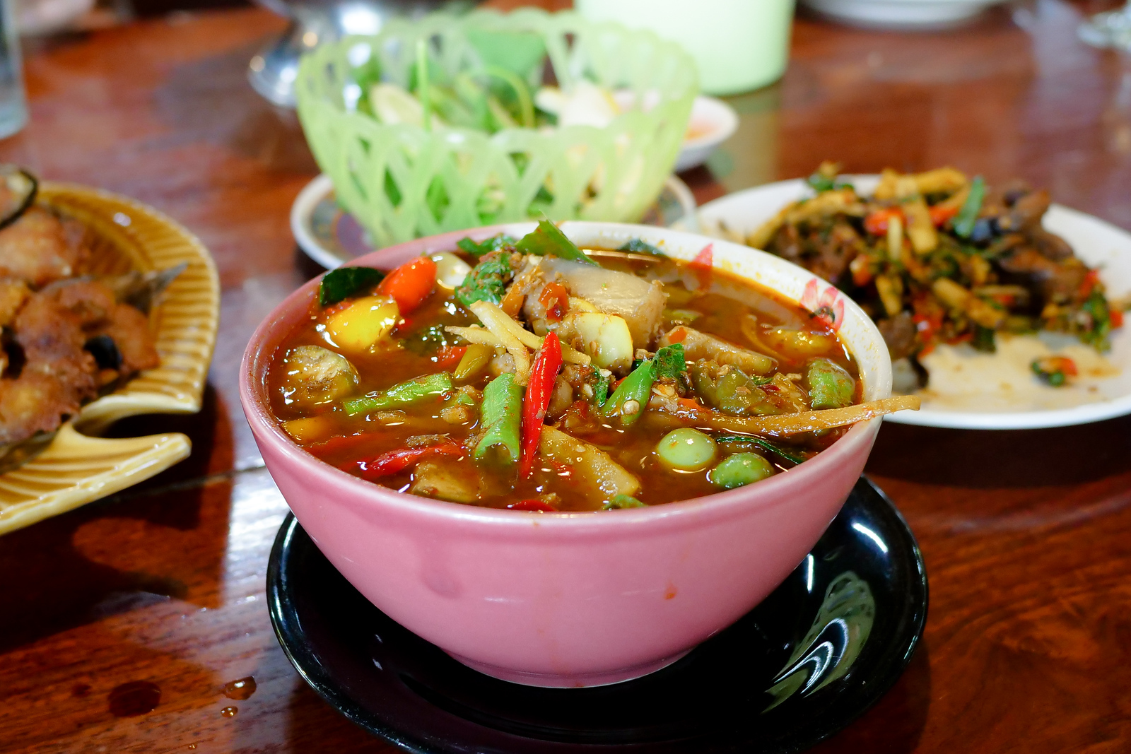 An incredible mix of flavor, it just doesn't get any better than this at Ba Chao Ahaan Pa