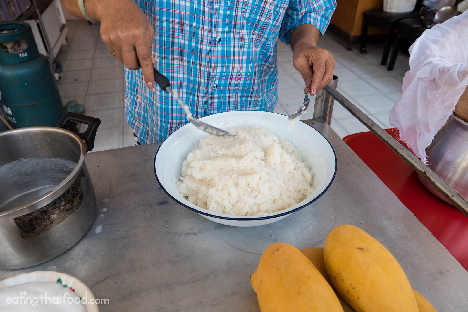 how to make mango sticky rice