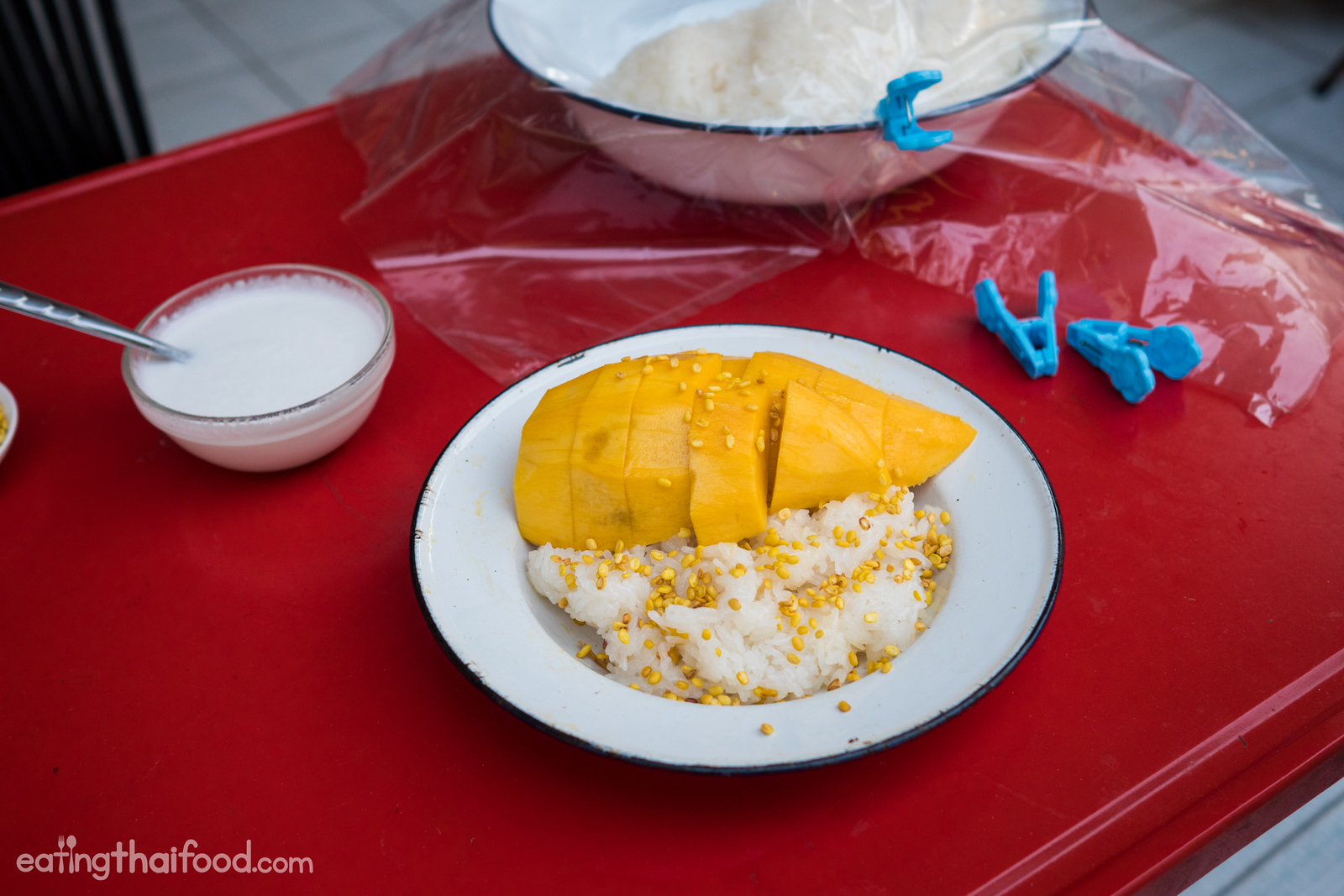sticky rice mango