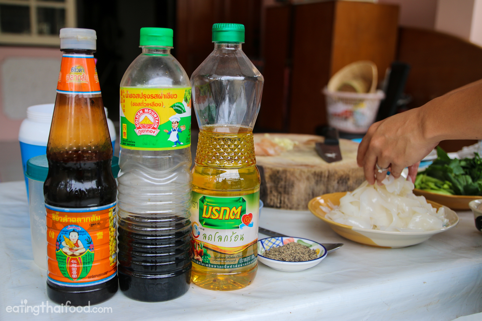 Thai cooking ingredients