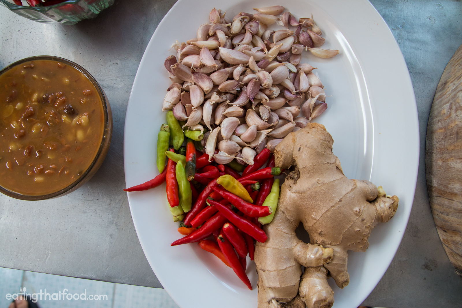 Some of the sauce ingredients