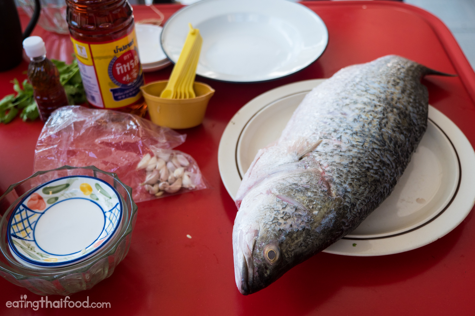 Thai steamed fish recipe