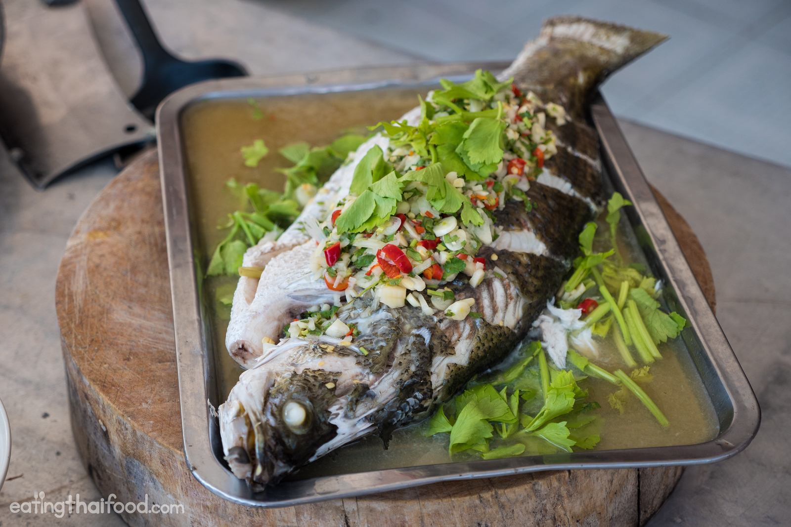 how to make Thai steamed fish