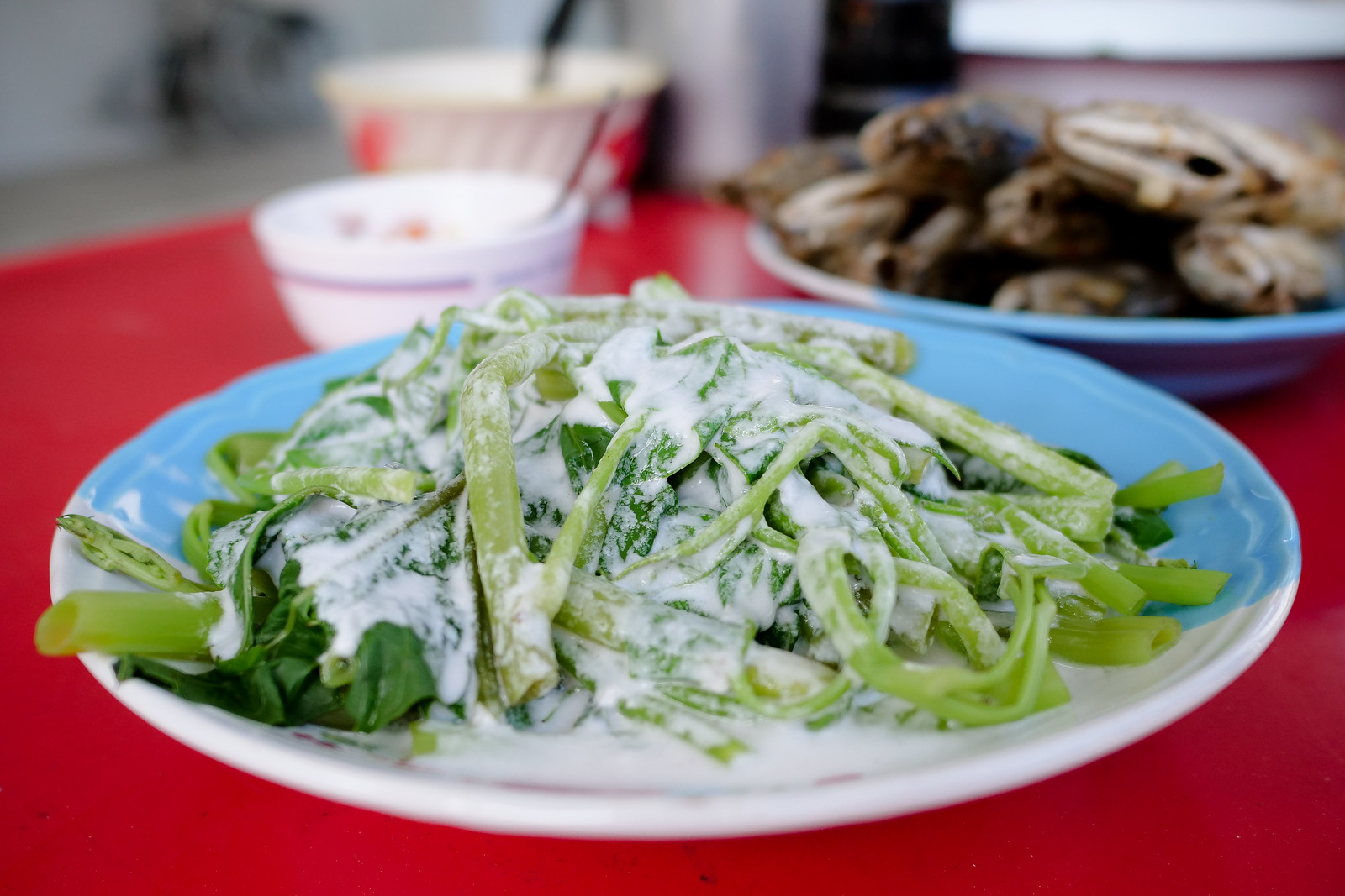 Morning Glory with Fresh Coconut Cream