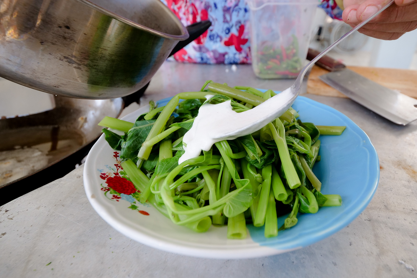 Thick coconut cream authentic Thai recipe